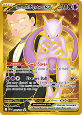Destined Rivals 240 Team Rocket's Mewtwo ex