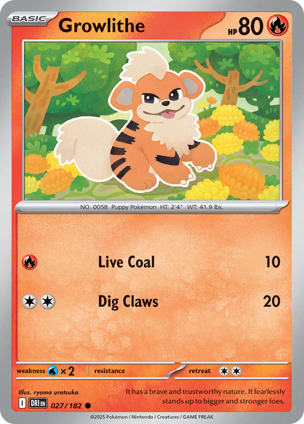 Destined Rivals 027 Growlithe