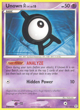 Diamond and Pearl 065 Unown [A]