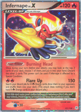 Diamond and Pearl Base 121 Infernape Lv.X