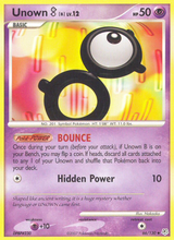 Diamond and Pearl Base 066 Unown [B]