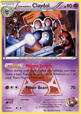 Double Crisis 011 Team Magma's Claydol