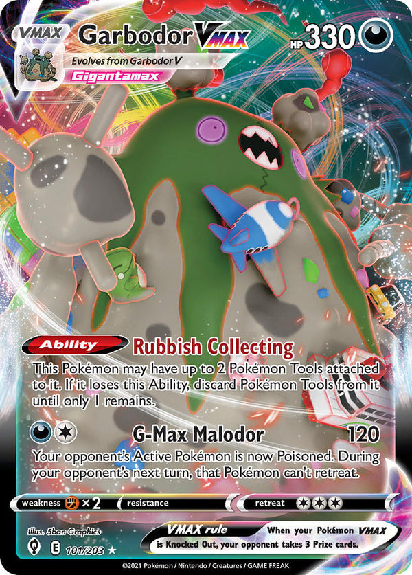 Evolving Skies 101 Garbodor VMAX