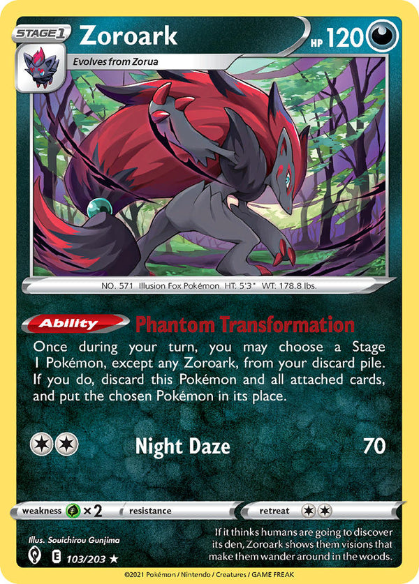 Evolving Skies 103 Zoroark