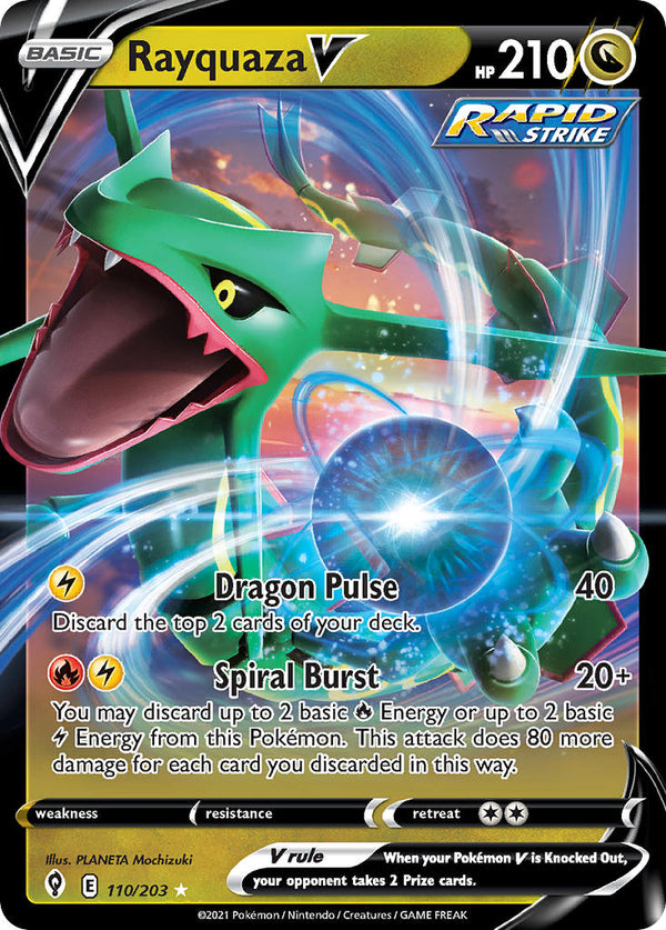 Evolving Skies 110 Rayquaza V