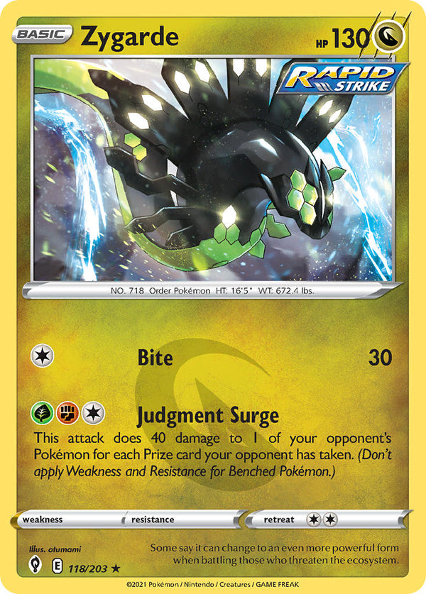 Evolving Skies 118 Zygarde