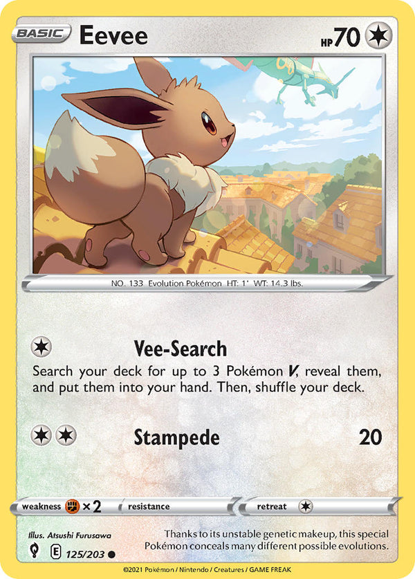 Evolving Skies 125 Eevee