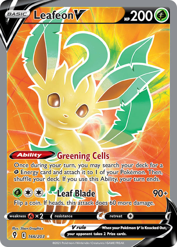 Evolving Skies 166 Leafeon V