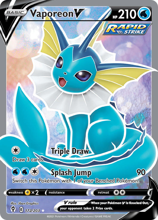 Evolving Skies 172 Vaporeon V