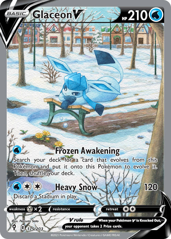 Evolving Skies 175 Glaceon V