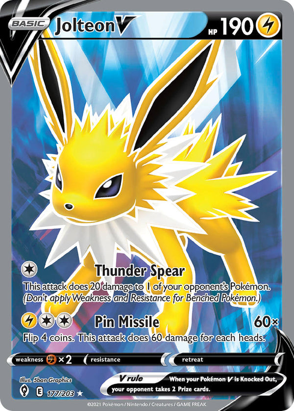 Evolving Skies 177 Jolteon V