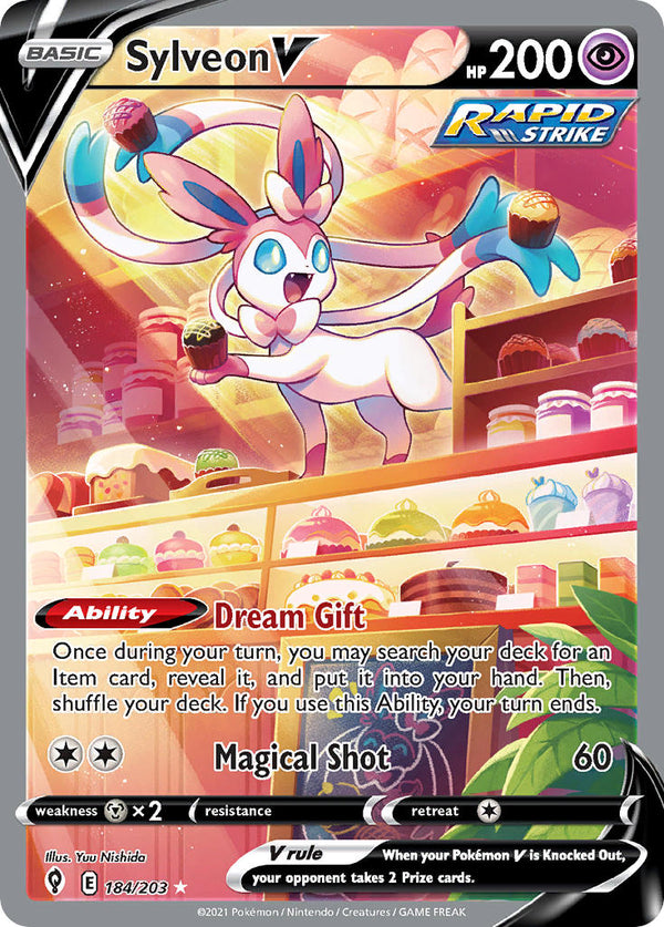 Evolving Skies 184 Sylveon V