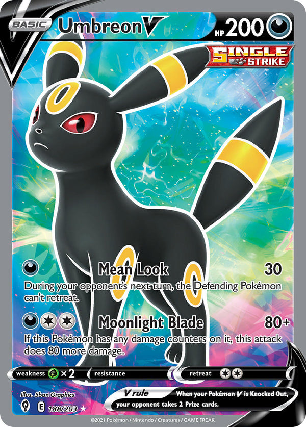 Evolving Skies 188 Umbreon V