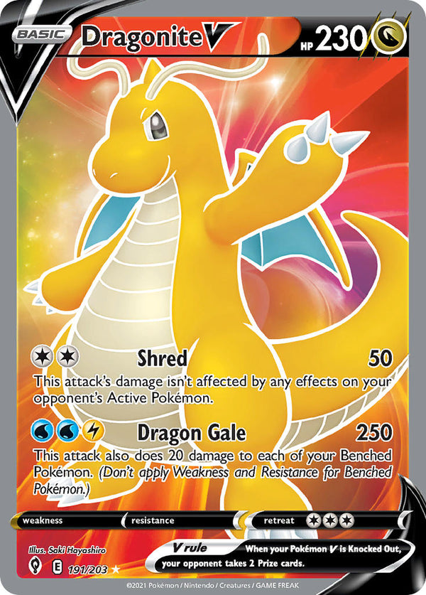 Evolving Skies 191 Dragonite V