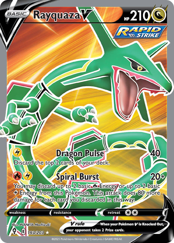 Evolving Skies 193 Rayquaza V