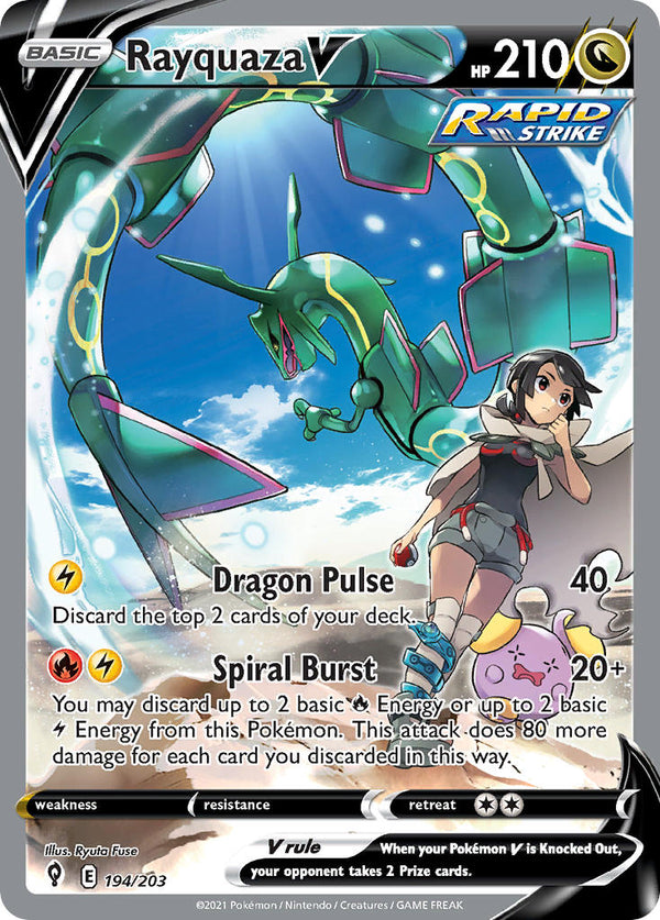 Evolving Skies 194 Rayquaza V