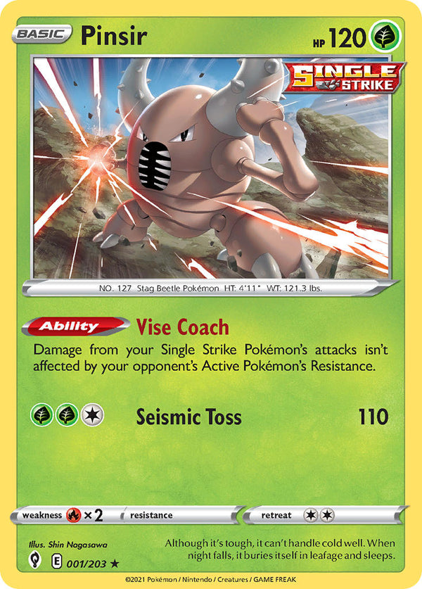 Evolving Skies 001 Pinsir