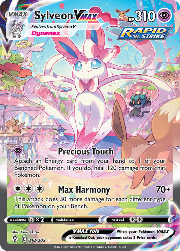 Evolving Skies 212 Sylveon VMAX