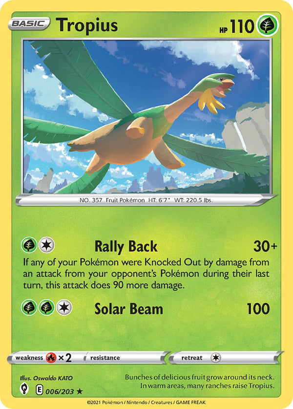 Evolving Skies 006 Tropius