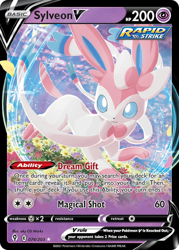 Evolving Skies 074 Sylveon V