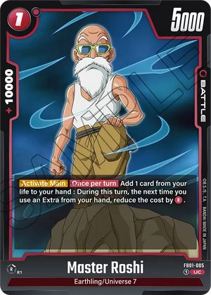 Awakened pulse FB01-005 Master Roshi