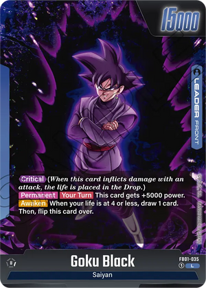Awakened pulse FB01-035 Goku Black