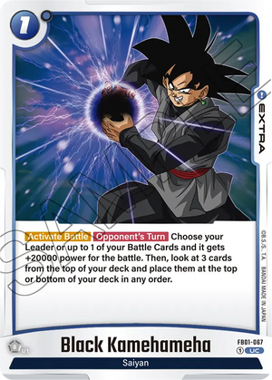 Awakened pulse FB01-067 Black Kamehameha