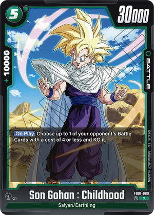 Awakened pulse FB01-089 Son Gohan : Childhood