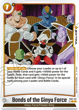 Awakened pulse FB01-133 Bonds of the Ginyu Force