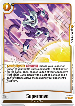 Awakened pulse FB01-136 Supernova