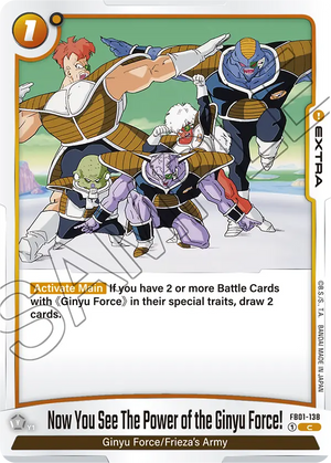 Awakened pulse FB01-138 Now You See The Power of the Ginyu Force!