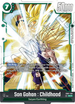 Awakened pulse FB01-140 Son Gohan : Childhood