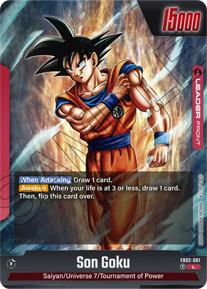 Blazing aura FB02-001 Son Goku