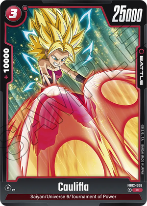Blazing aura FB02-006 Caulifla