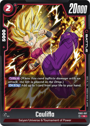 Blazing aura FB02-007 Caulifla