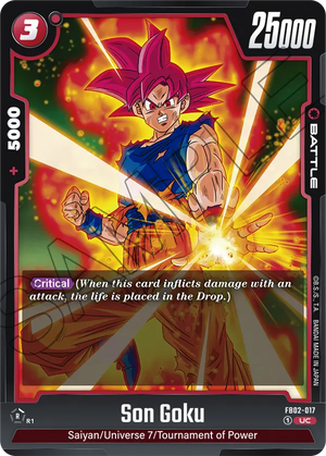 Blazing aura FB02-017 Son Goku