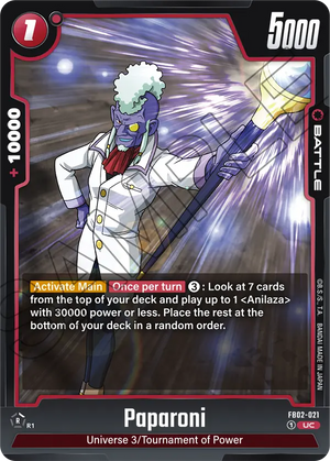 Blazing aura FB02-021 Paparoni