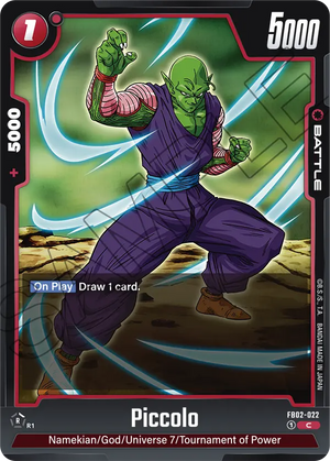 Blazing aura FB02-022 Piccolo