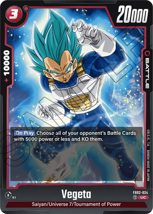 Blazing aura FB02-024 Vegeta