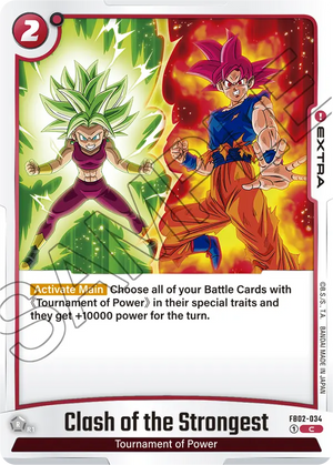 Blazing aura FB02-034 Clash of the Strongest