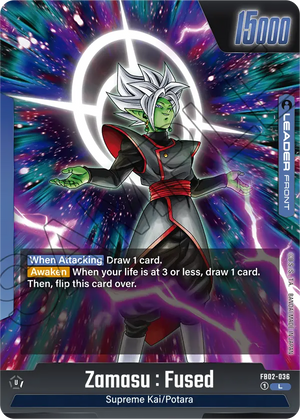 Blazing aura FB02-036 Zamasu : Fused