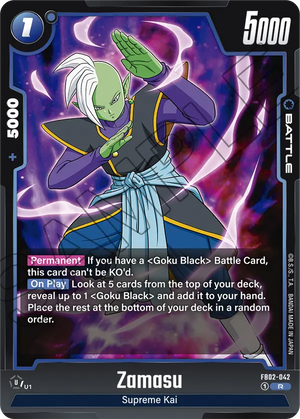 Blazing aura FB02-042 Zamasu