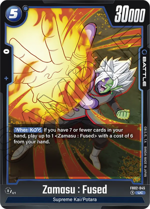 Blazing aura FB02-045 Zamasu : Fused