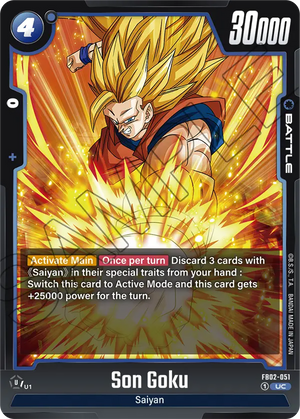 Blazing aura FB02-051 Son Goku