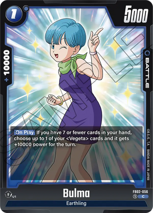 Blazing aura FB02-056 Bulma