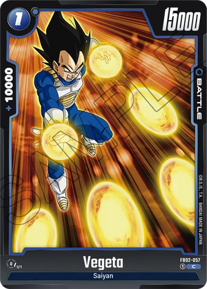 Blazing aura FB02-057 Vegeta