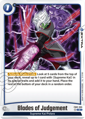 Blazing aura FB02-065 Blades of Judgement