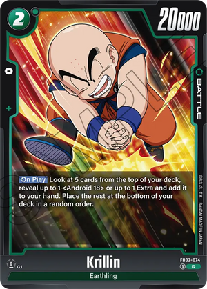 Blazing aura FB02-074 Krillin