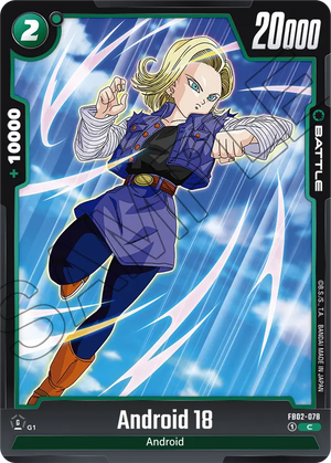Blazing aura FB02-078 Android 18