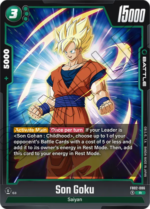 Blazing aura FB02-086 Son Goku